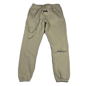 Fear of God Essentials Men's Sweatpants Joggers Tan Beige Casual Size Medium
